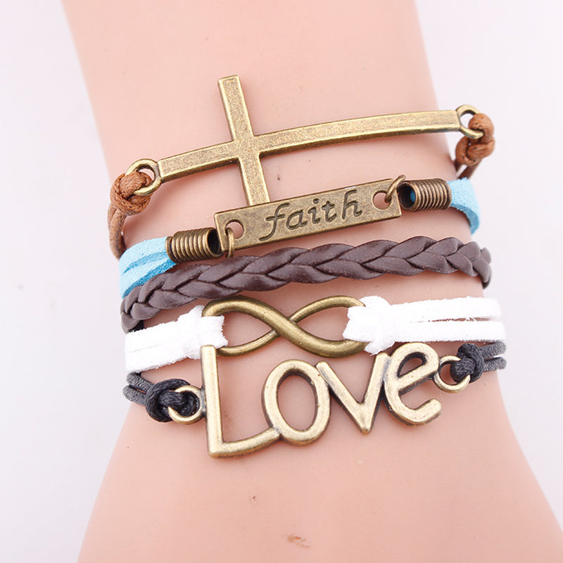 Love Leather Rope Bracelet